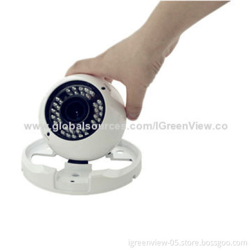 Sony Color CCD 650TVL Vandal-proof IR Dome Camera with One Screw Design for Easy Installation